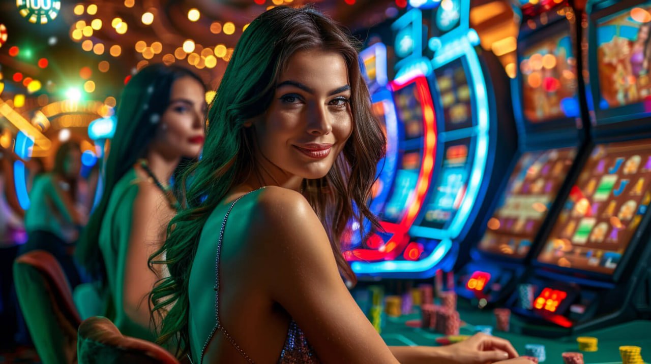 Dealer Live Casino TTS777 membagikan kartu Baccarat di studio profesional