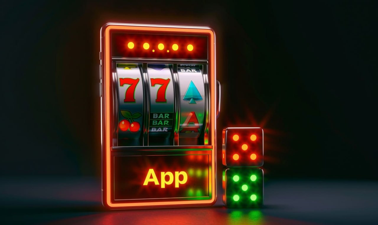 Tampilan aplikasi TTS777 di smartphone Android dan iOS untuk kasino dan slot online